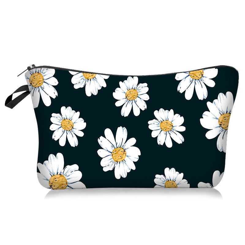 Wholesale Sunflower Series Polyester Cosmetic Bag